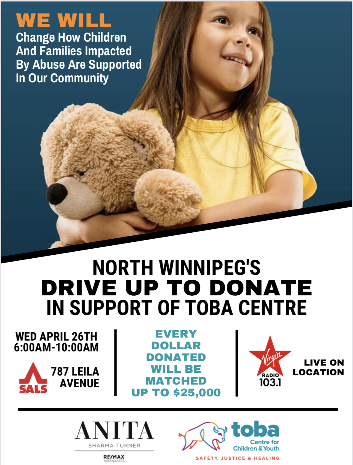 North Winnipeg's Drive Up To Donate